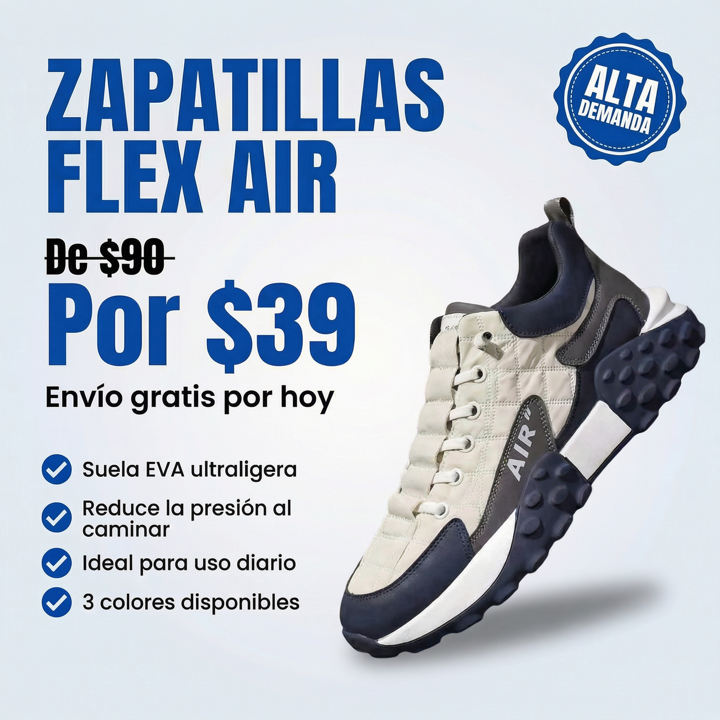 Tenis Ortopédicos Flex Air – Alivio inmediato